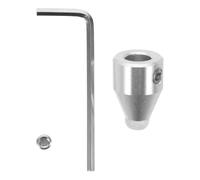 Warmhm Accessoire de Diapason 8 MM en Agate Blanche, Support Léger et Stable pour Diapason, Compatible Universelle, pour et Environnements de Guérison Professionnels
