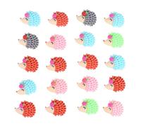 Warmhm Accessoires Coiffure Hérisson en Résine 20 Pièces, Décorations Artisanales Soi-même pour Embellir Cheveux, Usage Quotidien Couleur Aléatoire