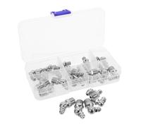 Warmhm Accessoires Pour À Graisse Buses De Graissage Industrielles Raccords Pour À Graisse Hydrauliques Raccords Zerk Droits Kit De Graissage Industriel