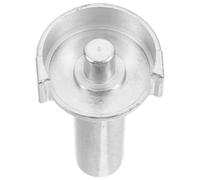Warmhm Accessoires pour Parasol de Terrasse Ambiance Estivale Tube de Support de Mât en Acier Argenté et Base de Parasol Déportée pour Déporté