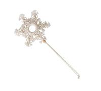 Warmhm Accessoires Suspendre pour Rétroviseurs De Voiture Flocon De Neige Tissé Blanc Léger Ornement Suspendu Intérieur Voiture Décoration De Noël pour Attentives Conductrices