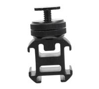 Warmhm Adaptateur Hot Shoe Mount Alliage Aluminium Support Trépied à Vis pour Caméra Montage Triple pour Microphone Flash et Éclairage Compatible Appareils Photo et Vidéo