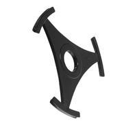 Warmhm Adaptateur Triangulaire pour Disque Vinyle 45 Accessoire Platine Vinyle en Plastique Écologique Noir Compatible Tourne-Disque à Trou Central Résistant à L’Usure et Solide