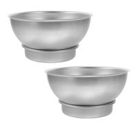 Warmhm Alliage D'aluminium Moule à Gâteau Demi-cercle 2 Ensembles | Deux Pièces, Libération Rapide et Conduction Thermique, Base Incluse, pour Mousse et Boules de Riz