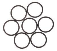 Warmhm Anneaux de Remplacement en Caoutchouc Souple 20pcs pour Trompette et Cornet, Silencieux Léger pour Réparation D'instrument et Utilisation Facile