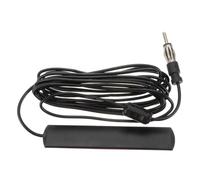 Warmhm Antenne FM Voiture Adhésive pour Autoradio Réception Amplifiée Stéréo Compatible Camion Moto et Bateau Installation Discrète sur Pare-Brise ou Plafond