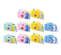 Warmhm Appareil Photo Créatif pour Garçon et Filles 10pcs en Abs, Mini Caméra Carrée de Simulation Projection, pour Garçons et Filles Couleur Aléatoire
