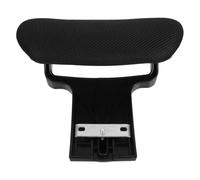 Warmhm Appui-tête Support Cervical pour Chaise de Bureau Amovible Noir Réglable en Hauteur et Angle, Coussin en Abs et Éponge pour Longues Heures de Travail