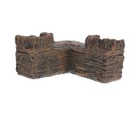 Warmhm Aquarium Corner Breeding Cave Tunnel Shrimp Hideout Shelter Irregular Tree Trunk Design for Fish and Shrimp Hiding