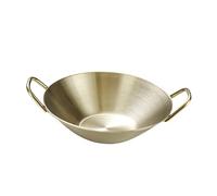 Warmhm Assiette à Sauce Acier Inoxydable Style Coréen Petite avec Anse Pratique et pour Condiments Maison Barbecue Camping Sauce Soja et Assaisonnements