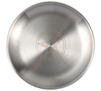 Warmhm Assiette D'accessoires Chamaniques Unique avec Motif Pentacle Plateau Décoratif Rond Finement Poli pour Maisons Et Temples Cadeau Spiritualité