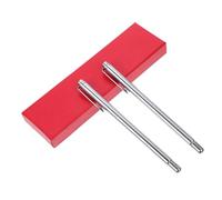 Warmhm Baguettes De Sourcier en Acier Inoxydable Rétractables pour Détection D'énergie Et Recherche d'eau, Kit Flexible Boîte De Rangement, Outil De Mesure Divinatoire Portable