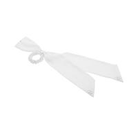Warmhm Bandeau Large Blanc pour Mariée avec Ruban Long Accessoires Cheveux de Mariage Confortables et Stables pour Jour de et Demoiselles