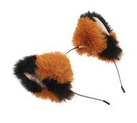 Warmhm Bandeau Oreilles de Chat Femme Accessoire Costume Cosplay Halloween Animal Oreilles Design Classique pour Fête et Anniversaire