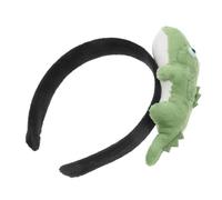 Warmhm Bandeau Tête Crocodile Vert Réaliste pour Fête et Cosplay Accessoire Cheveux Stable et Polyvalent Anniversaire et Déguisement