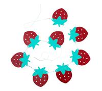 Warmhm Bannière Décorative Fraise Pour Fête Anniversaire Bannières De Fruits Pour Shower Drapeau Mural Fraise