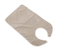 Warmhm Bavoir Adulte Imperméable Format Éponge Protection Vêtements Lors des Repas Bavoir Salivaire pour Personnes Âgées Doux et Facile à Nettoyer