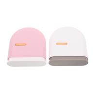 Warmhm Boîte de Contention 2pcs en Plastique Étanche avec Système Coulissant, Boîte de Rangement Moderne pour Aligneurs et Protège-dents en Voyage ou Bureau
