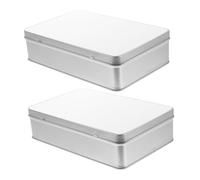 Warmhm Boîte en Fer Blanc pour Sublimation Petite Boîte Métallique Rectangulaire pour Bonbons Bijoux Rangement Décoratif pour Mariage et Anniversaire Coffret Présent Pratique