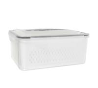 Warmhm Boîtes Alimentaires Avec Panier Égouttage Boîtes Pour Fruits Et Légumes Pour Réfrigérateur