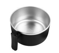 Warmhm Bol à Nouilles en Acier Inoxydable 304 1000 Ml Bol D’Isolation Thermique Couvercle et Poignée pour Nouilles Instantanées la Cuisine Maison Couleur Noire