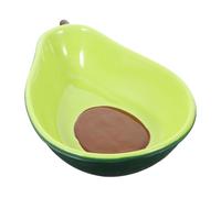 Warmhm Bol En Forme D'Avocat Bol De Fruits Et De Collation Plat De Service Pour Salades Et Desserts Vaisselle De Cuisine 16.00 X 10.80 X 3.70 cm Pour Maison Et Restauration