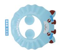 Warmhm bonnet de shampoing bouclier de de protection auditive casquette de shampooing bonnet de bain de protection bonnet de bain pour bébé Eva Sky-blue