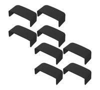Warmhm Bouchon de Protection en ABS Accessoire Intérieur 8 Pièces Installation Facile, Anti-poussière et Anti-Coup pour Extrémité de Rail de Siège Auto pour Véhicule Électrique Modèle Y