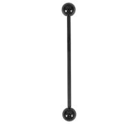 Warmhm Boucle d'Oreille en Acier Inoxydable Électrolytique Multicolore Longue Hypoallergénique Mode pour Femmes de Piercing Confortable 38 MM