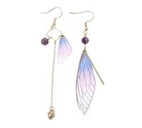 Warmhm Boucles Doreilles Pendantes Longues pour Mariée Décorations Doreille Imitation de Cigale Mode pour Femmes et Occasions Spéciales