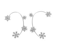 Warmhm Boucles Oreilles Clip de sans Piercing Manchette Oreille Élégante pour Femmes Gauche et Droite Design Simple et Chic