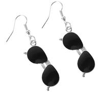 Warmhm Boucles Oreilles Pendantes Lunettes de Soleil Punk pour Femmes Design Créatif Style Rock Accessoire Festival et Soirée