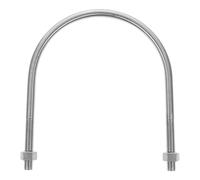 Warmhm Boulons en U Acier Inoxydable Écrous et Colliers pour Fixation de Tubes Applications de Remorque et Industrielles