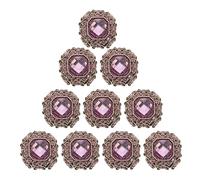 Warmhm Boutons à Coudre Décoratifs En Métal Pour Manteau Femme Artisanat Tailleur Couture Ornement Fantaisie Petit 17mm 10 Pièces Usage Quotidien