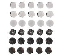 Warmhm Boutons Pression Décoratifs pour Fixer Col et Éviter Ouverture Lot de 30 Iimitation Coquillage en Métal Design Unique et Élagram Accessoires Vestimentaires Confortables