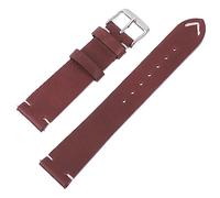 Warmhm Bracelet Montre Ultra Fin et Souple Boucle à Remplacement Durable pour Homme Style Classique Marron Foncé