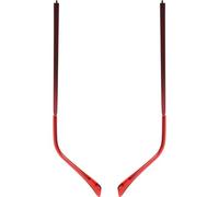 Warmhm Branches de Remplacement pour Lunettes, Métal Résine Rouge, 1 Paire | Confortables à Porter, Aide à Prévenir la Casse du Cadre, pour Lunettes de Lecture et Solaires