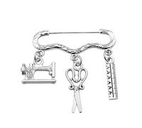 Warmhm Broche Créative Machine à Coudre Pour Couturier Épingle Légère Et Confortable Accessoire Pour Vêtements Et Fêtes Cadeau Original Designer Vêtements