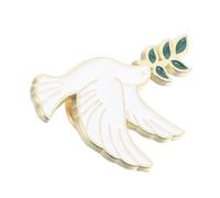 Warmhm Broche Paix En Métal Branche D’olivier, Épingle De Revers Unisexe, Accessoire Élégant Pour Vêtements Et Paquet, Symbole D’harmonie Liberté, Taille Standard