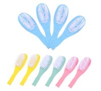Warmhm Brosse pour Bébé 10 Pièces Brosse Confortable pour Nourrisson Accessoire de Bain pour Bébé Soin Cuir Sensible