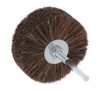 Warmhm Brosse Rotative Crin de Cheval pour Perceuse Roue de Polissage et Ponçage pour Sculpture sur Bijoux et Jade Nettoyage de Surface et Cirage