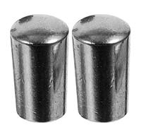 Warmhm Cache-interrupteur de Guitare Électrique Noir 2pcs en Métal 4mm pour Amélioration Esthétique et Pièce de Remplacement Compatible Guitare Électrique