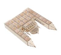 Warmhm Calendrier de L'aïd en Bois 30 Jours avec Tiroirs, Décoration de Fête du Ramadan et Bureau, Compte à Rebours Ramadan pour Maison et Célébrations Islamiques