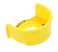 Warmhm Capot De Protection D'arrêt D'urgence Protège Bouton D'arrêt D'urgence Appel Couvercle De Protection Bouton D'urgence Enfant De Bouton Avec Briseur Yellow Plastique