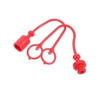 Warmhm Capuchons Poussière pour Coupleurs Hydrauliques Caoutchouc avec Anneau de Retenue Protection Rapide pour Raccords de Tuyaux Set Complet et Femelle Haute Résistance pour