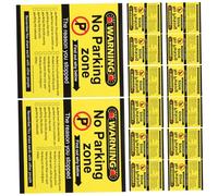 Warmhm Cartes De Stationnement Interdit Drôles 100 Pcs Autocollants D'avertissement Humoristiques des Infractions Panneaux De Sécurité Routière Utilisation Parkings Privés Et Publics
