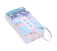 Warmhm Cartes D'exercices Japonaises Hiragana Katakana Gojūon Cartes en Papier Rigide Coins Arrondis Apprentissage Rapide et Portable pour Débutants en Voyage la Maison