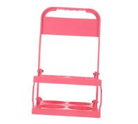 Warmhm Casier À Vin Pliable avec Poignée Panier À Bière Pliable Porte-Bière Pliable Portable en Plastique Rose