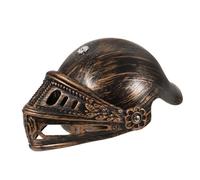 Warmhm Casque de Soldat Médiéval Vintage pour Garçon Fille Accessoire de Déguisement Chevalier Garçon Fille Léger et Facile à Porter pour Halloween Fêtes et Carnaval