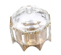 Warmhm Cendrier Cristal avec Couvercle Creative Rangement Cendriers de Table Transparent pour Bureau et Maison Décoration Élégante et Pratique